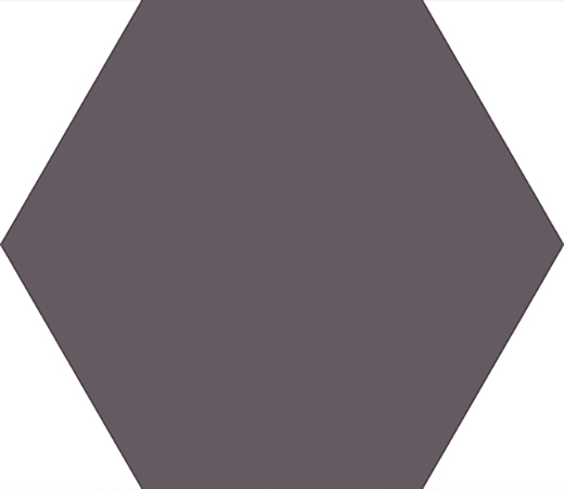 Materia Antracite Matte 8"x7" Hexagon Matte Antracite | Glazed Porcelain | Floor/Wall Hexagon