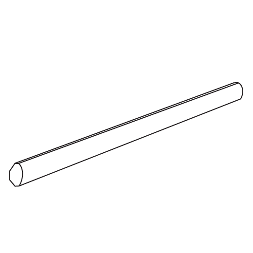Mesa Clear Matte .6"x11.8" Jolly | Ceramic | Trim