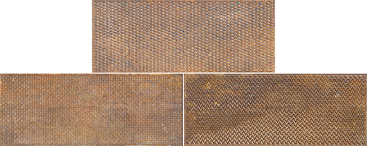 Outlet Metallurgy Corten - Outlet Natural 6"x15" Brick Deco Corten | Ceramic | Wall Mosaic