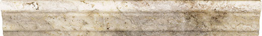 Picasso (Travertine) Honed 2"x12" Chair Rail | Travertine | Trim