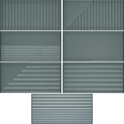 Decadent Pine Matte 4"x8" Supreme Deco Pine | Ceramic | Wall Dimensional