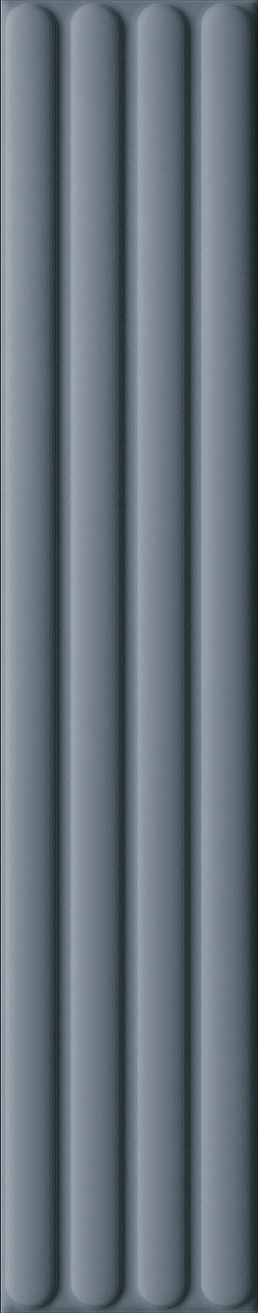 Plinto Blue Matte 4.2"x21.3" Out Blue | Ceramic | Wall Dimensional