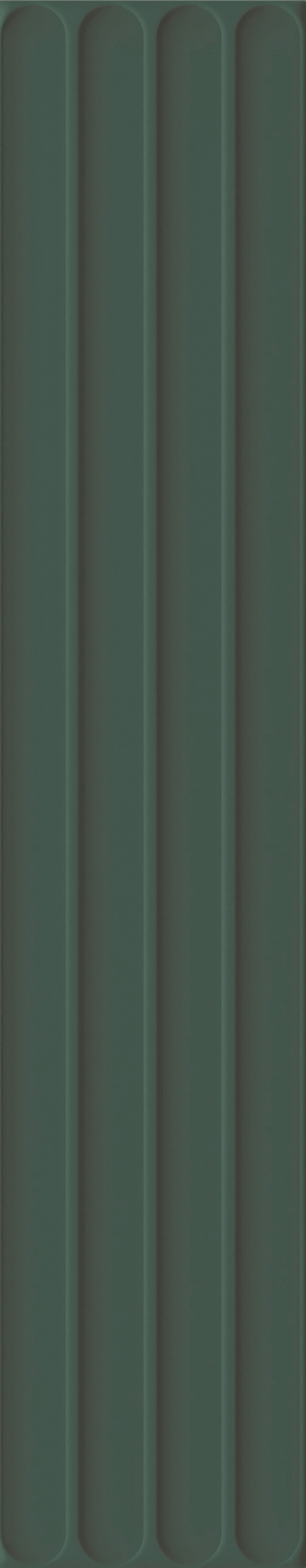 Plinto Green Matte 4.2"x21.3" In Green | Ceramic | Wall Dimensional