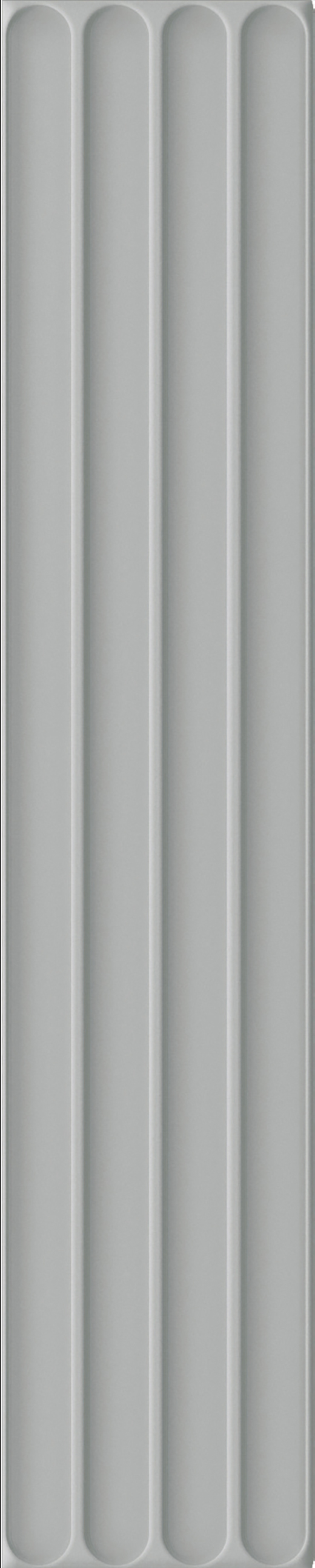 Plinto Grey Matte 4.2"x21.3" In Grey | Ceramic | Wall Dimensional