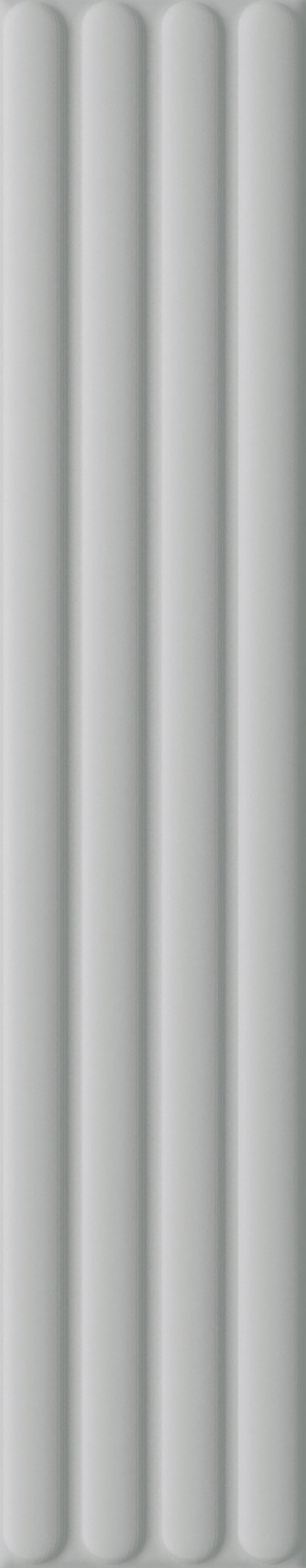 Plinto Grey Matte 4.2"x21.3" Out Grey | Ceramic | Wall Dimensional