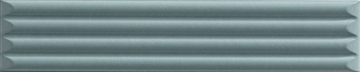 Quora Green Matte 2"x10" Cannettato Green | Ceramic | Wall Dimensional