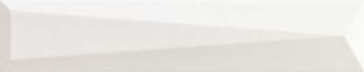 Quora White Matte 2"x10" Lingotto White | Ceramic | Wall Dimensional