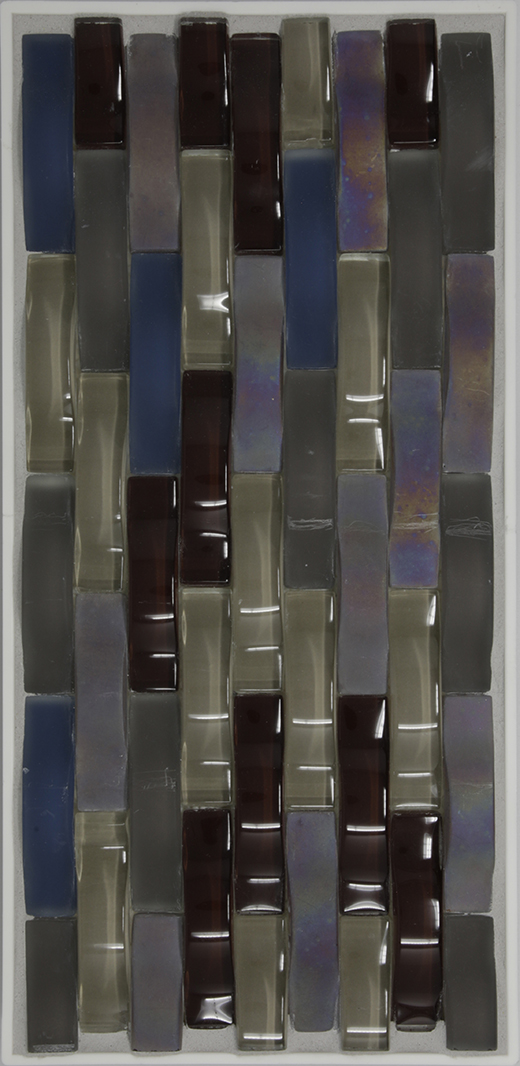 RIPPLE .5X2 MOSAIC BURLWOOD | Glass | Wall Mosaic