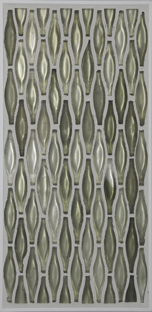 SEAPORT .5X2 FROSTED GLASS MOS BRUNSWICK | Glass | Wall Mosaic