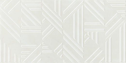 Silk White Polished 24"x48" Deco White | Porcelain | Floor/Wall Dimensional