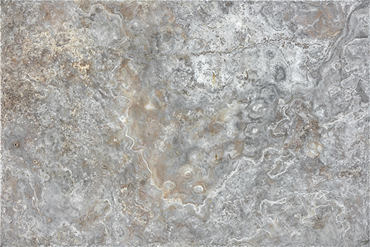 Silver Ash (Travertine) Chiseled & Br-shed 16"x24" | Travertine | Floor/Wall