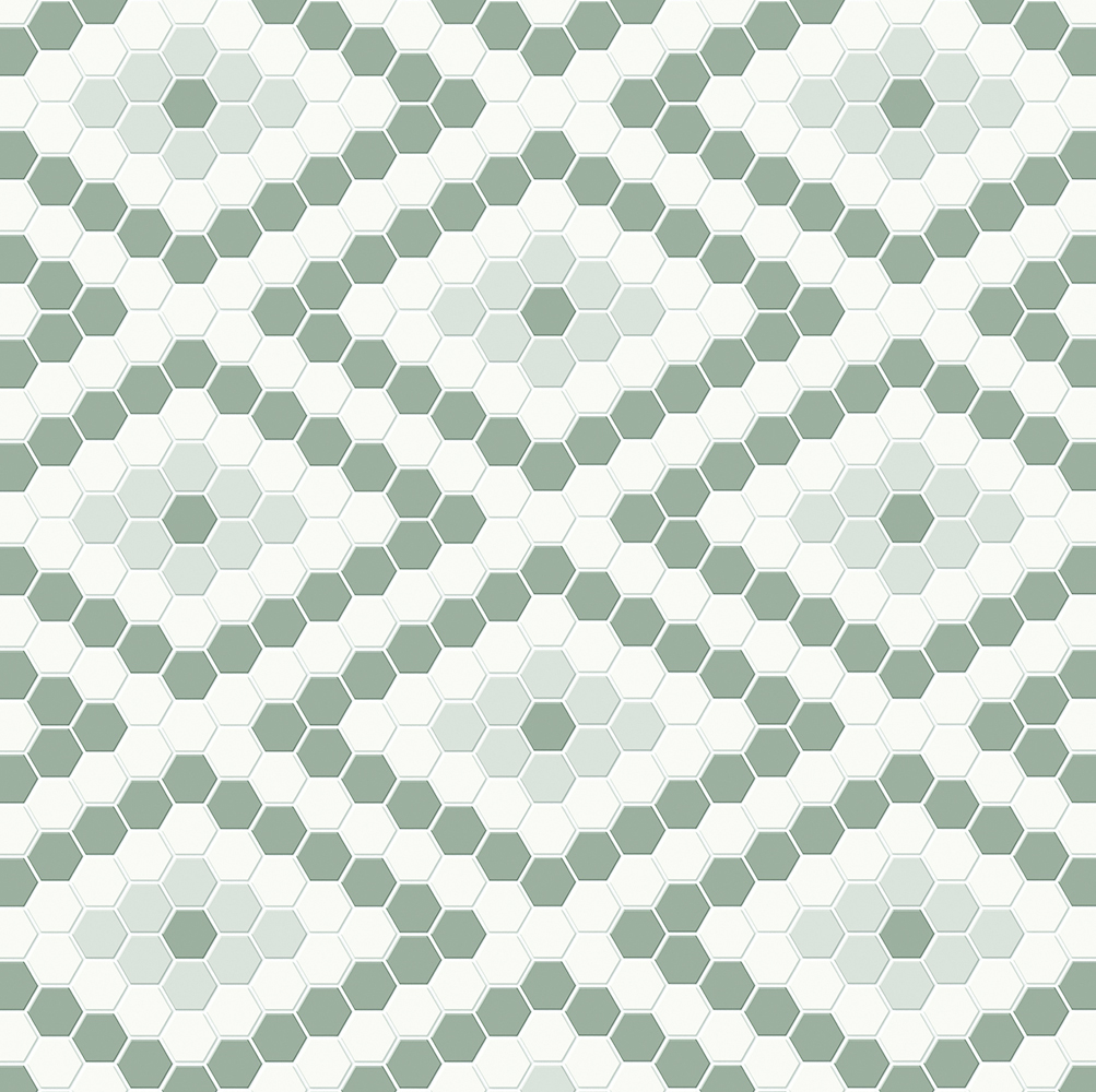 Simplicity Cement Chic Matte Diamond Mosaic Evening Blend | Glazed Porcelain | Floor/Wall Mosaic