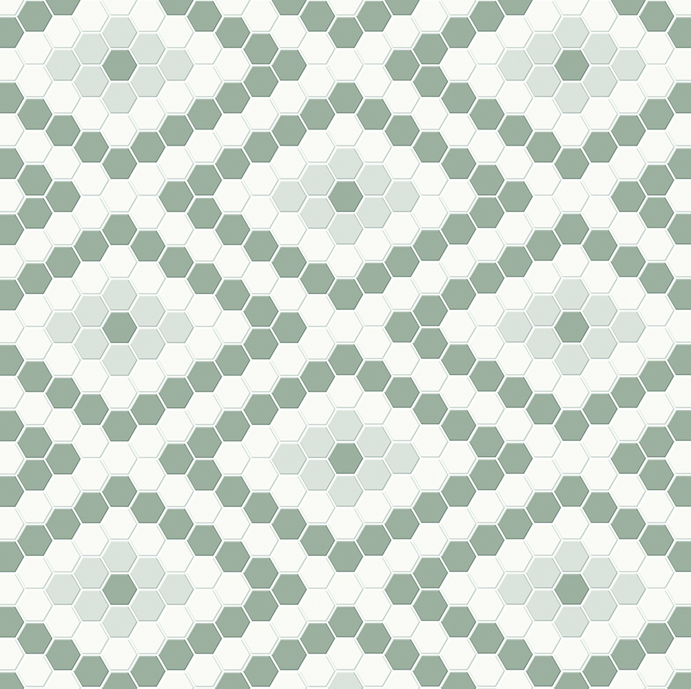 Simplicity Cement Chic Matte Diamond Mosaic Evening Blend | Glazed Porcelain | Floor/Wall Mosaic