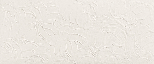 Staccato White Matte 19.625"x47.25" Bloom | Ceramic | Wall Dimensional