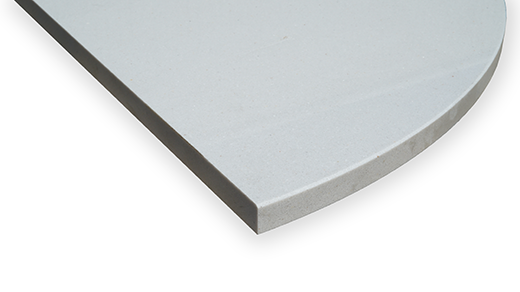 Composite Nordic Grey Polished 18x18 Nordic Grey | Composite | Corner Seat