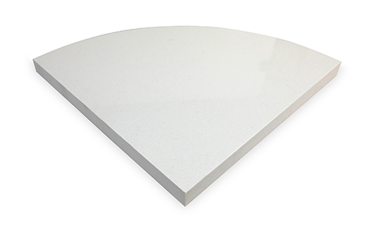 Composite Snow Polished 9x9 Snow | Composite | Corner Shelf