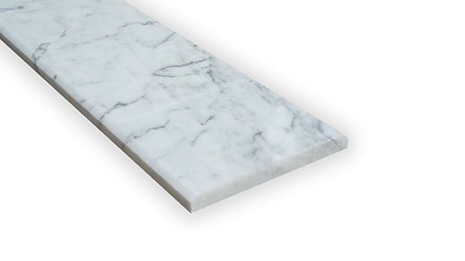 Natural Stone Carrara Marble Polished 5X36X5/8 w/Double Bevel Carrara | Marble | Threshold