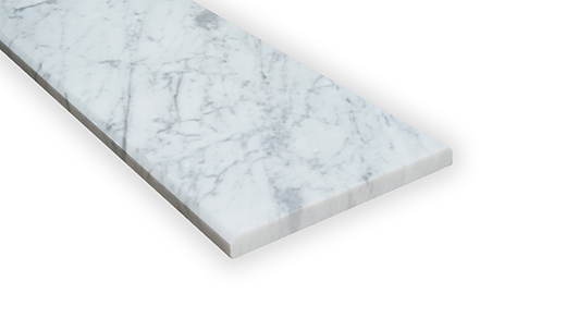 Natural Stone Carrara Marble Polished 6X36X5/8 w/Double Bevel Carrara | Marble | Threshold