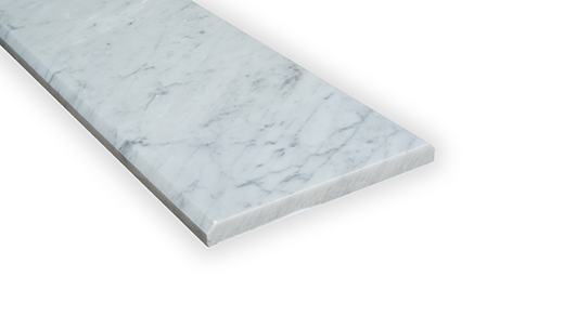 Natural Stone Carrara Marble Polished 6X48X5/8 w/Double Bevel Carrara | Marble | Threshold
