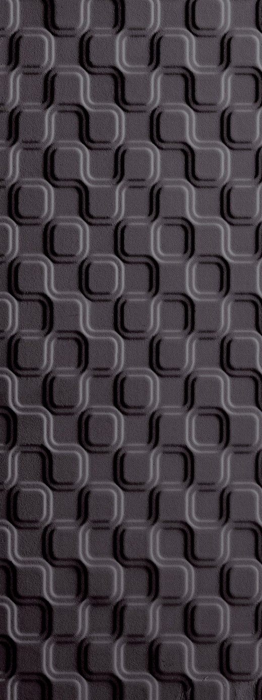 Tonbridge Charcoal Satin 6"x16" Wall Nano Deco Charcoal | Ceramic | Wall Decorative