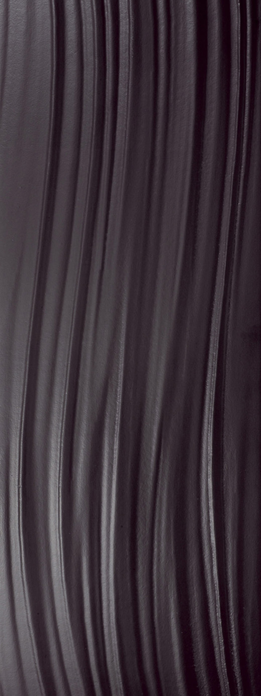 Tonbridge Charcoal Satin 6"x16" Wall Wave Deco Charcoal | Ceramic | Wall Decorative