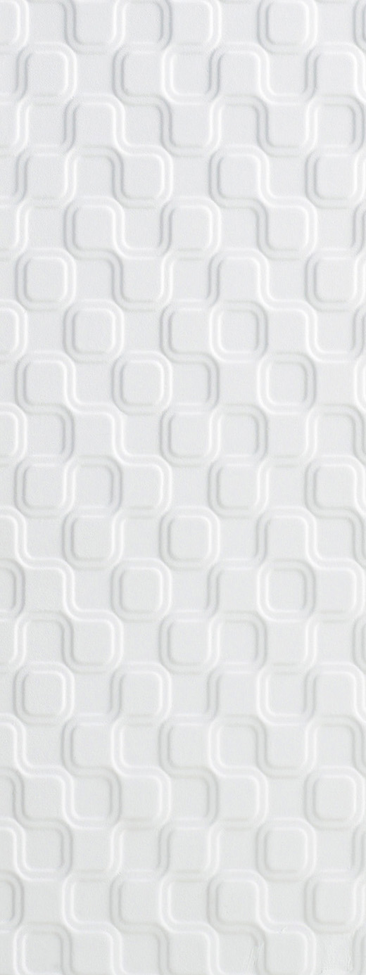 Tonbridge White Satin 6"x16" Wall Nano Deco White | Ceramic | Wall Decorative