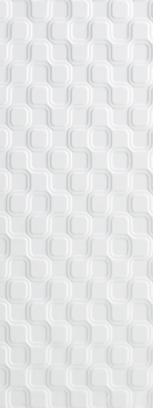Tonbridge White Satin 6"x16" Wall Nano Deco White | Ceramic | Wall Decorative