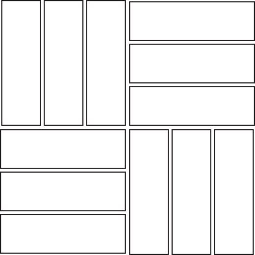 Umbria Ivory Vein/Cross Cut Mix Matte 2"x6" Basketweave | Color Body Porcelain | Floor/Wall Mosaic