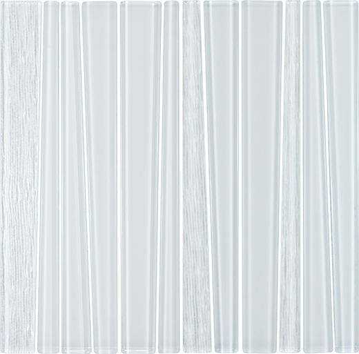 UNITY TAPERED STRIP MOS JASMIN | Glass | Wall Mosaic