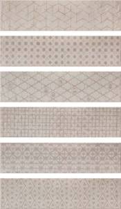 Outlet Vale Almond - Outlet Natural 6"x24" Deco Almond | Glazed Porcelain | Floor/Wall Decorative