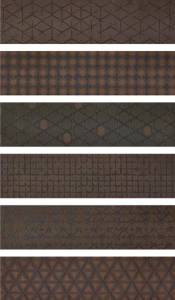 Outlet Vale Beige Grey - Outlet Natural 6"x24" Deco Beige Grey | Glazed Porcelain | Floor/Wall Decorative
