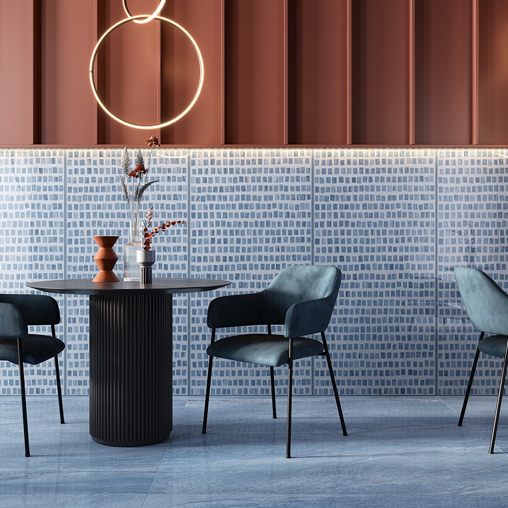 d*o様 新品★GALERIE VIE★カシミヤ★グラデーション★ネイビー★グレ Primavera 4x4 Square Cotto Allende – Zia Tile