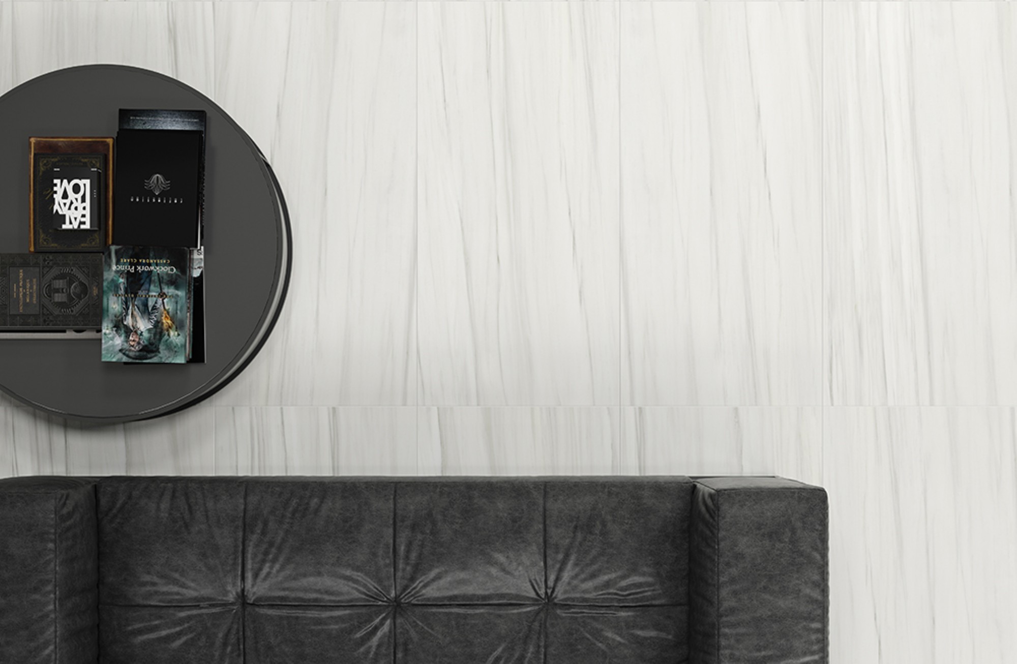 Cava Carrara Zebrino Matte/Honed 24"x48 Porcelain Tile GENROSE