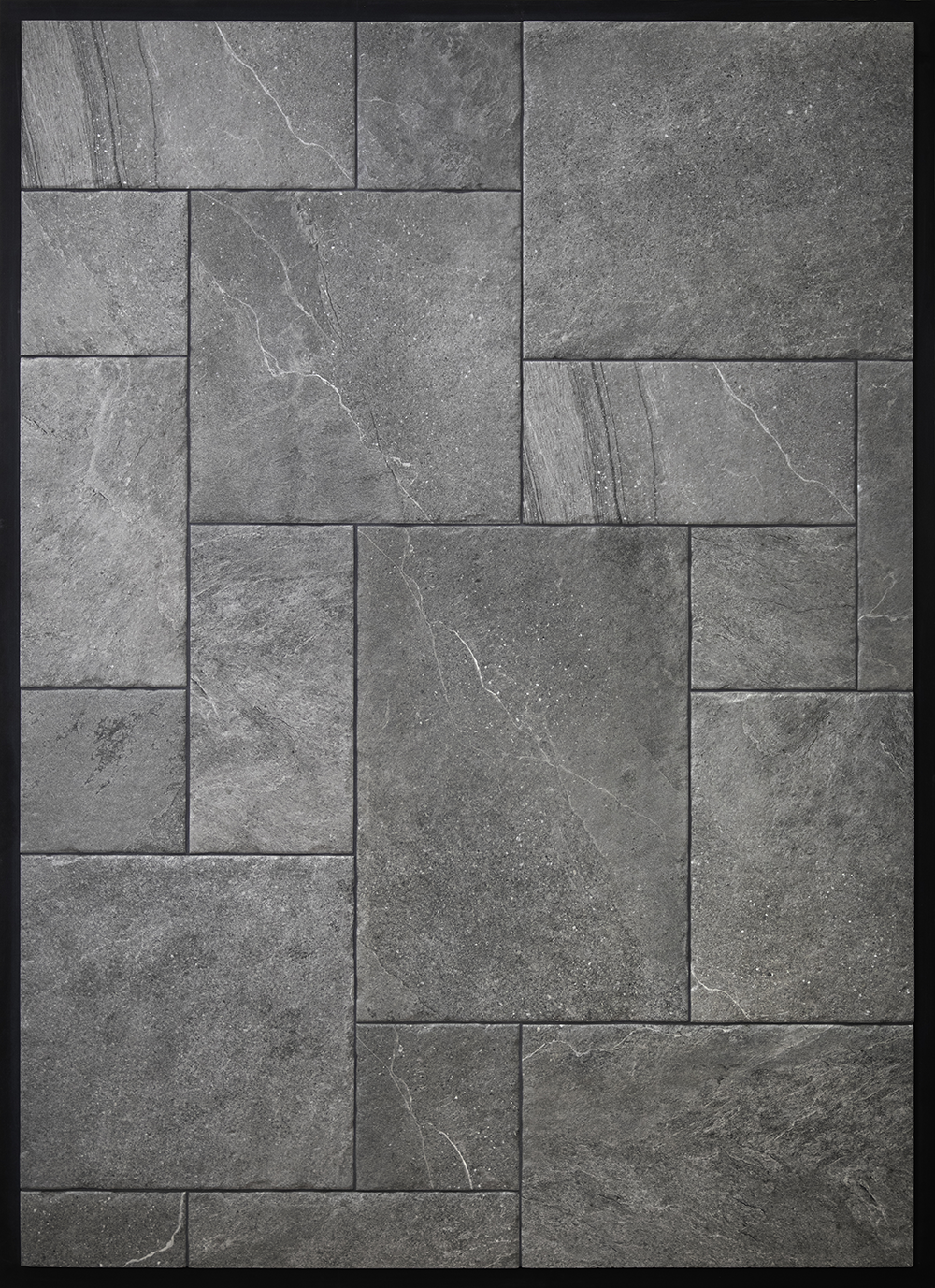 Concord Grey Matt Modular Mosaic Grey Porcelain Tile | GENROSE