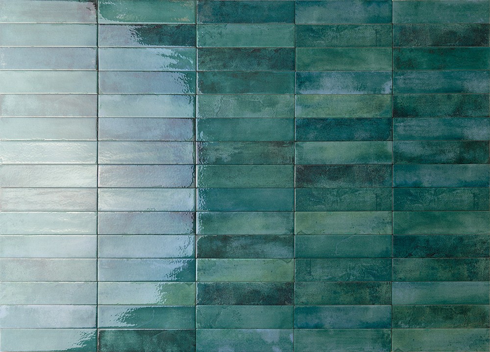 Cyprus Sea Water Polished 2.5"x10 Porcelain Tile GENROSE