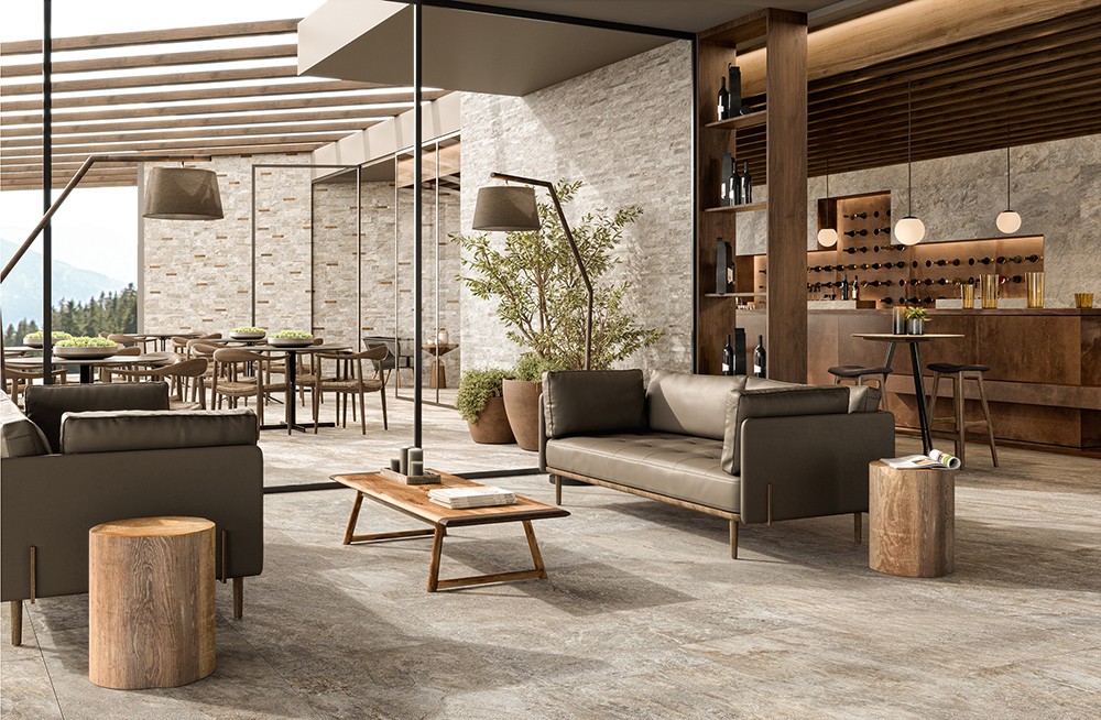 Glacier Platino Matte Brick Mosaic Porcelain Tile GENROSE