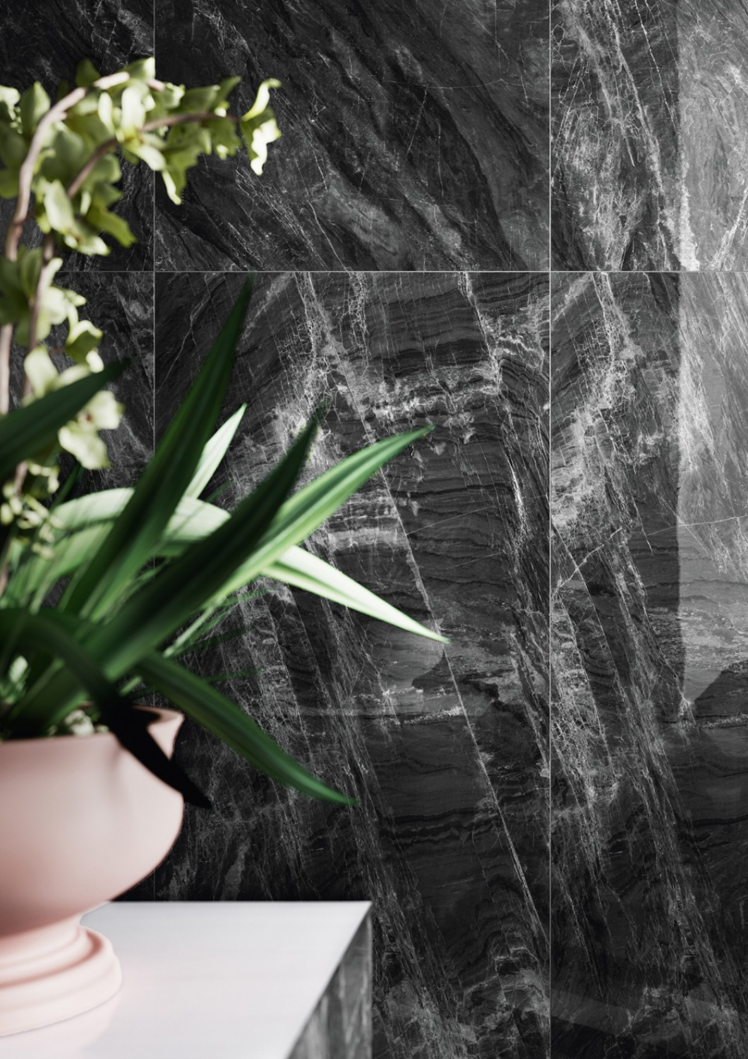 Outlet Mansion Black Mirror Outlet Polished 12"x24 Outlet GENROSE