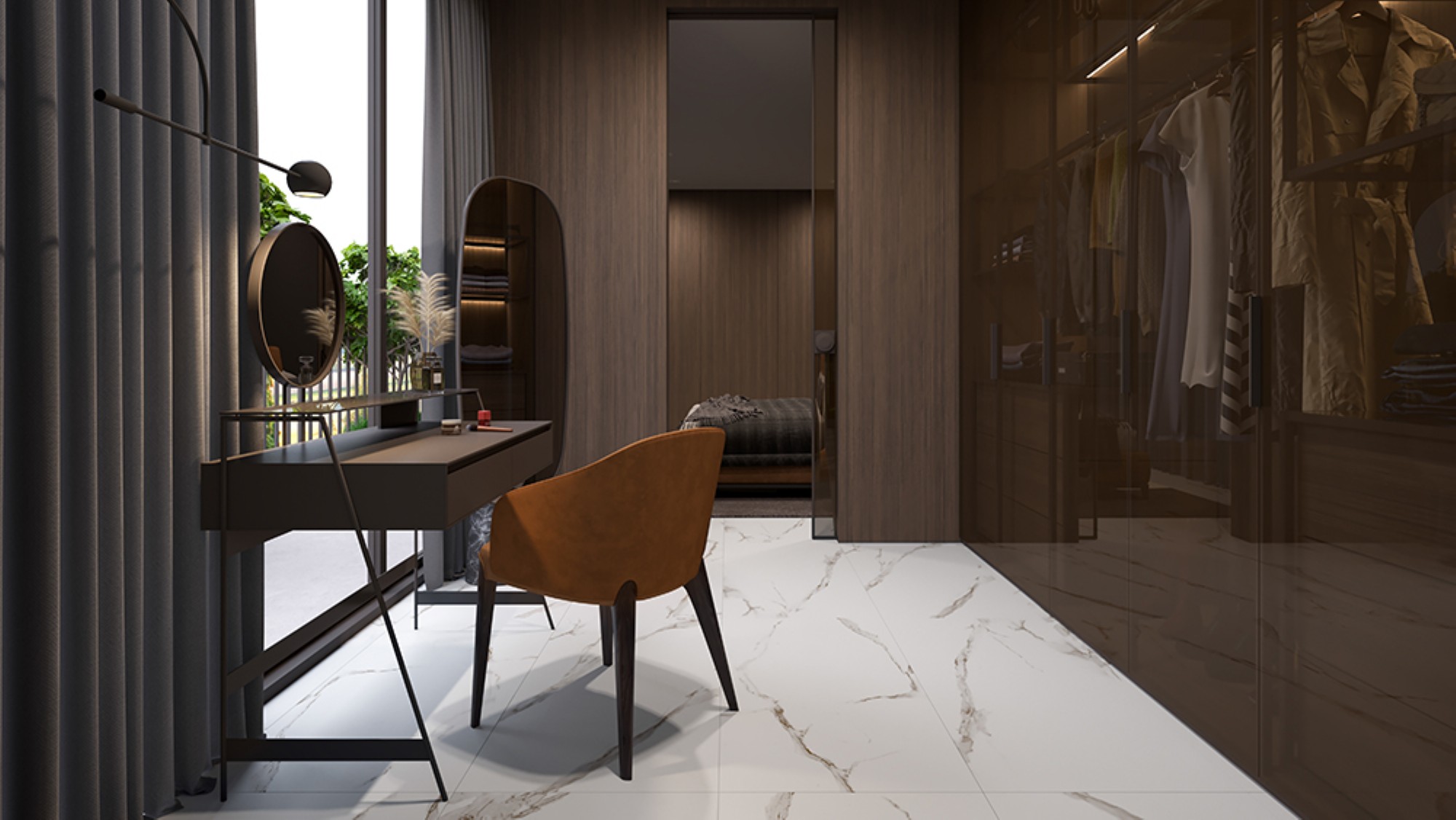 Oxford Calacatta Oro Polished 24"X48 Porcelain Tile | GENROSE