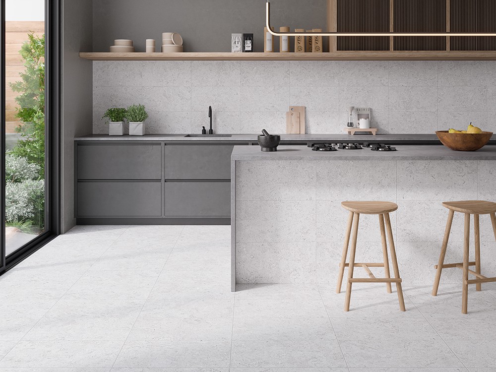 Reef Bianco Matte 12"x24 Porcelain Tile GENROSE