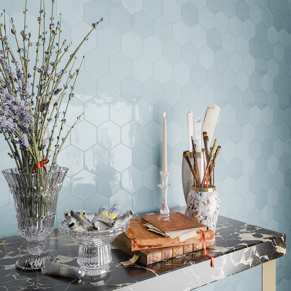 Shadow Hex Aqua Glossy 4