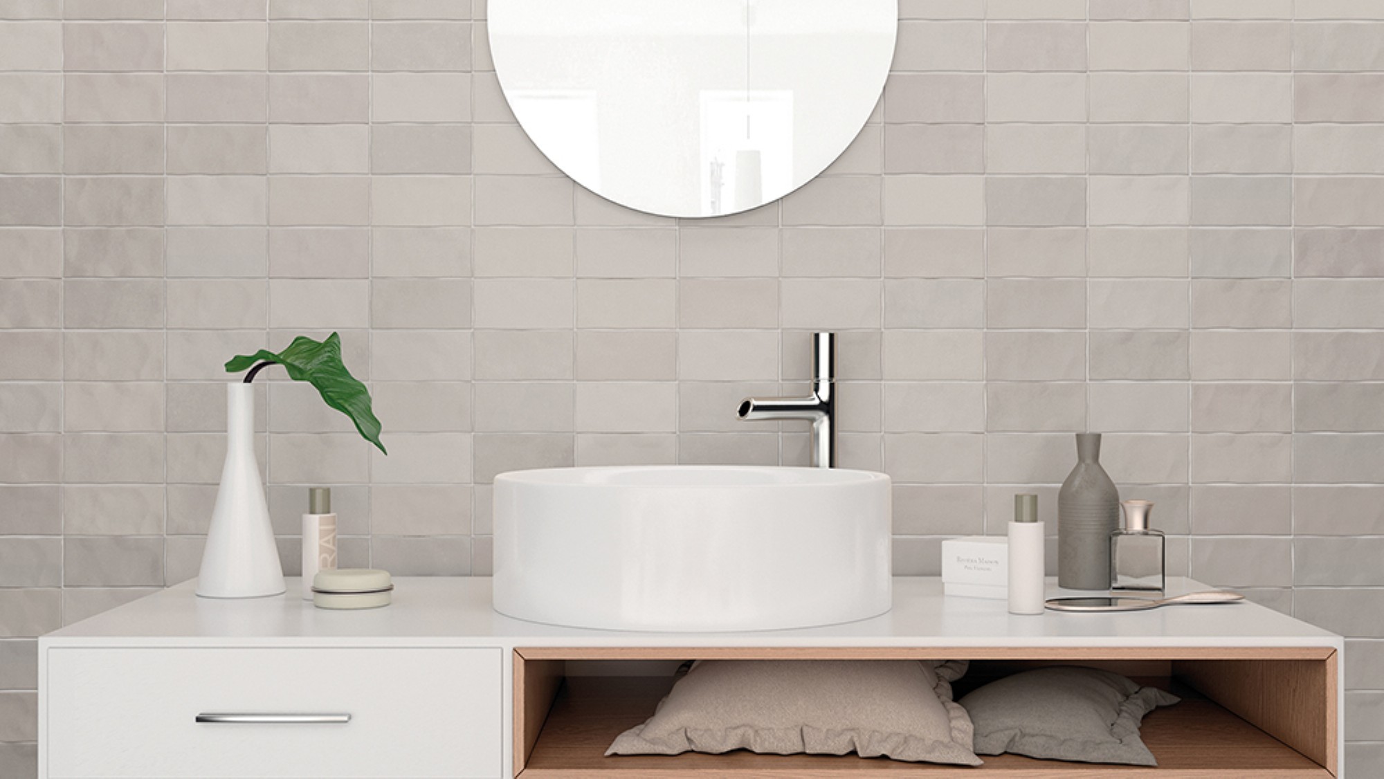 Shadow Warm Matte 2.5"x5 Ceramic Tile GENROSE