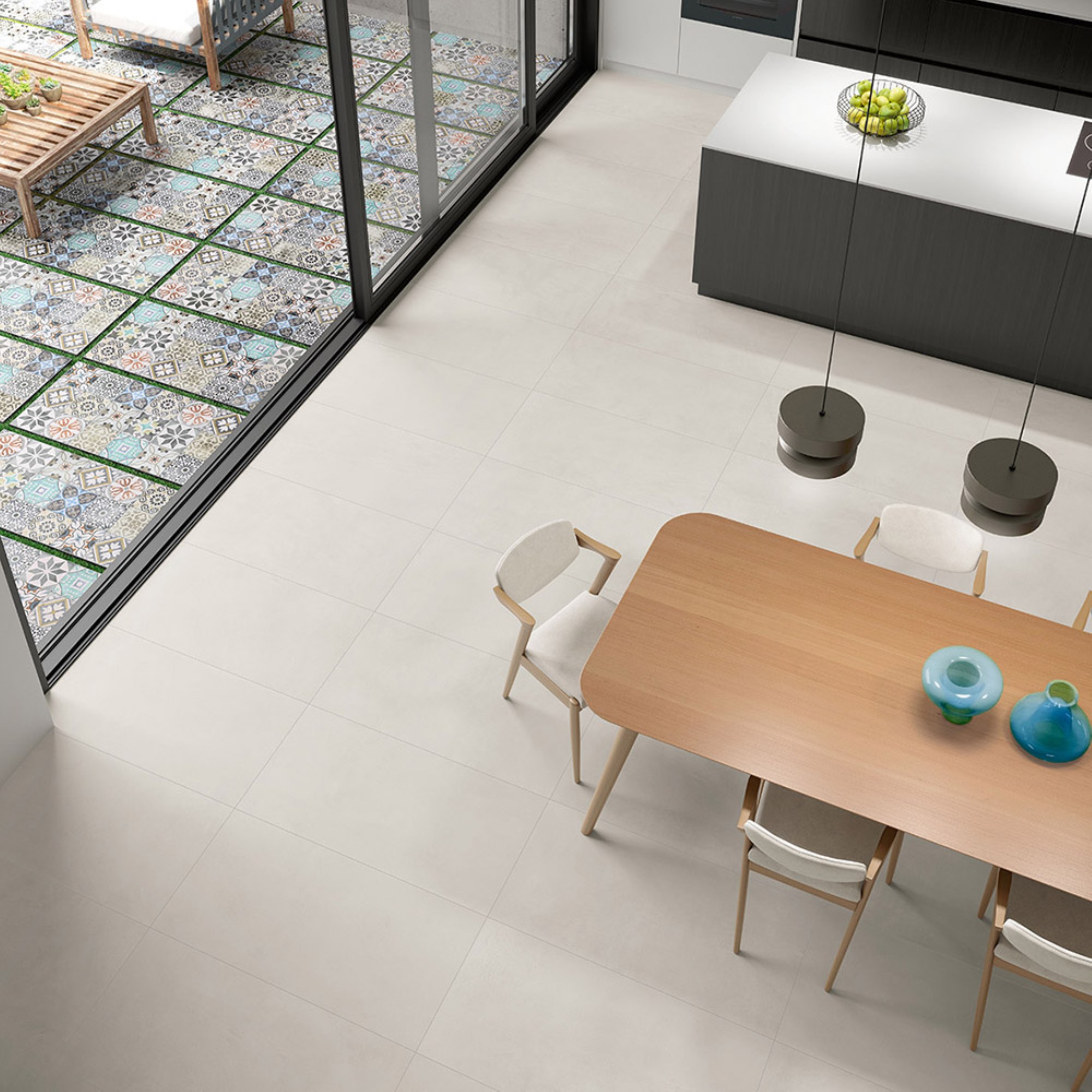 Sydney Ivory Matte 20"x40 Porcelain Tile GENROSE