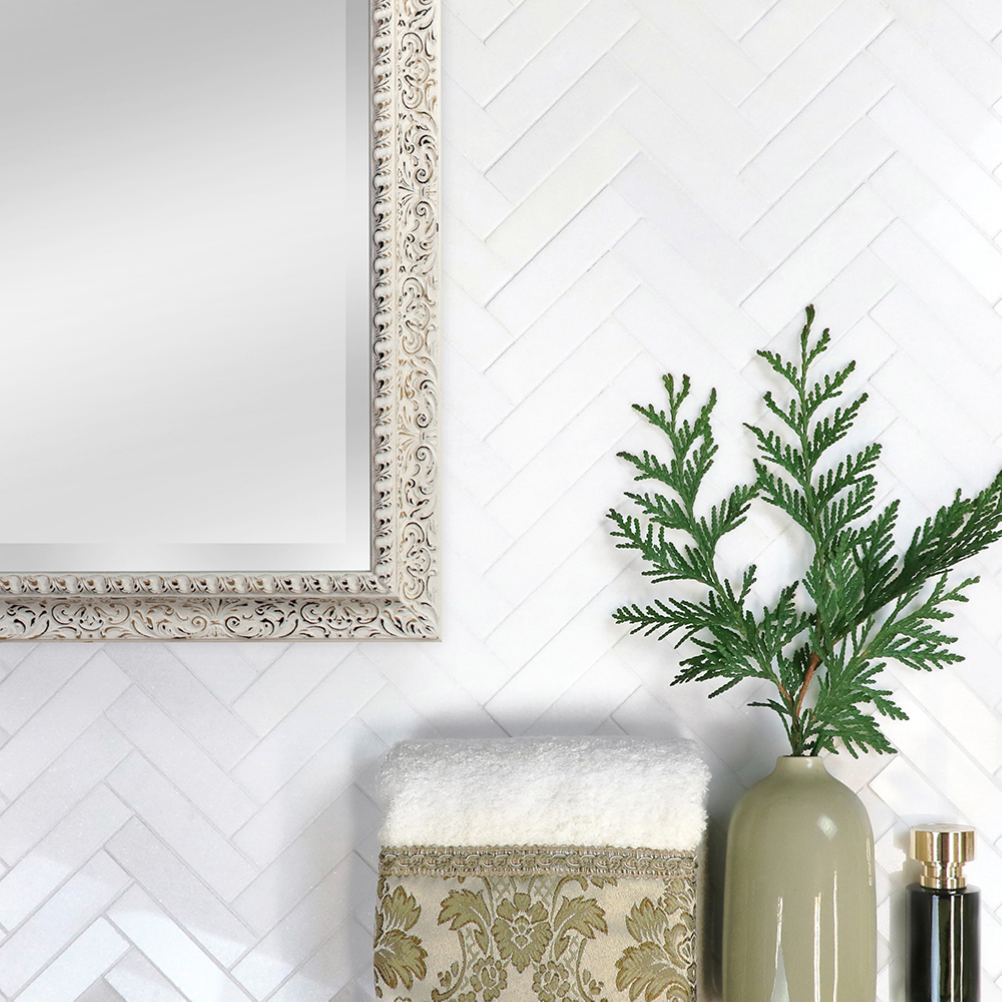 Thassos Mosaic Tiles GENROSE Stone + Tile