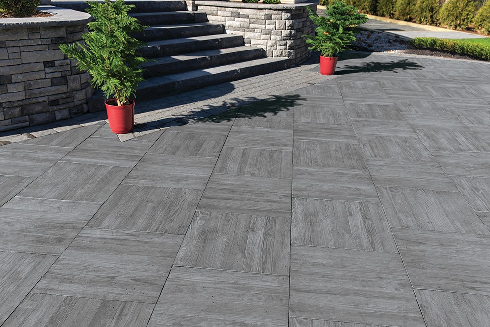 Upland Pavers Grey Timber Anti-Slip 24"x24" 2CM Paver Pavers ...