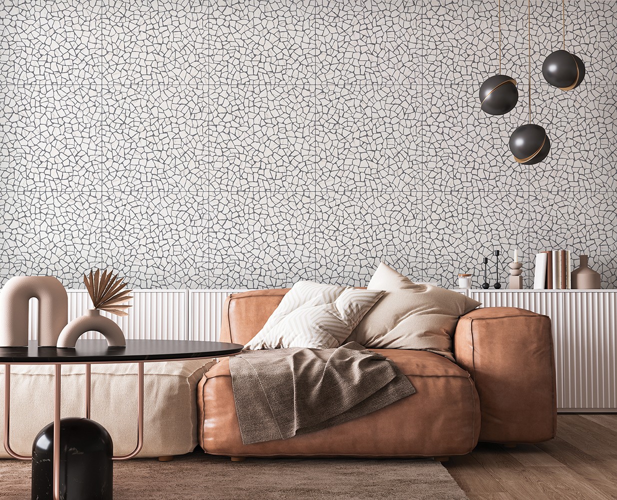 Vicenza White Semi Polished 24"X24 Porcelain Tile | GENROSE