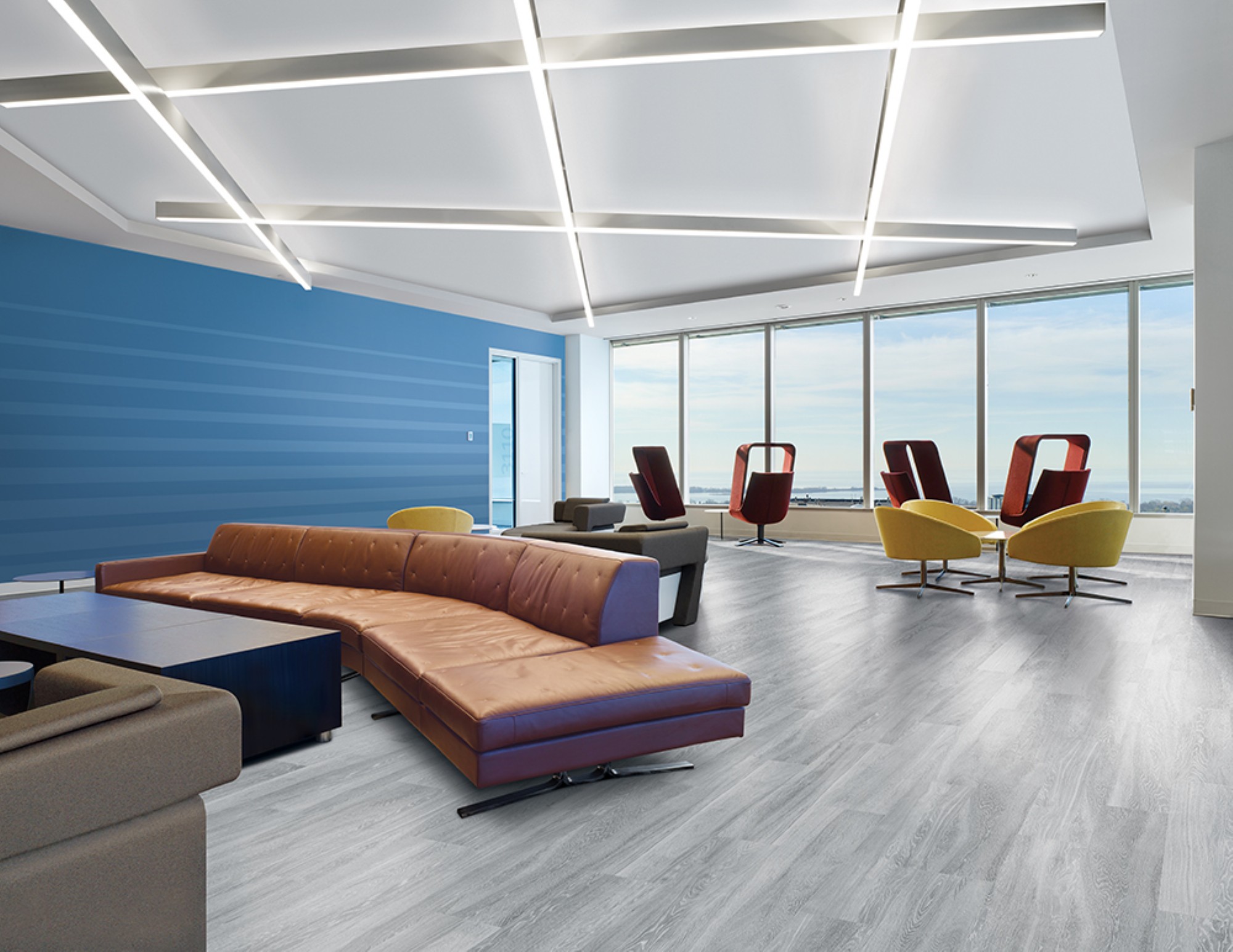 Woodstock Ash Matte 8"x48 Porcelain Tile GENROSE