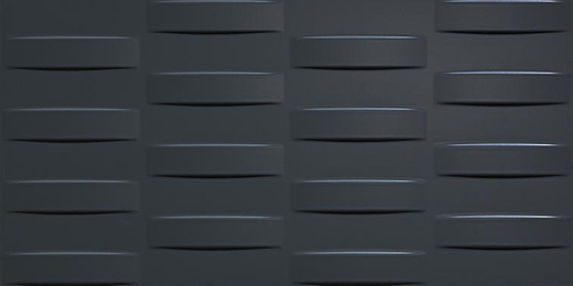 Outlet 3D Wall Design Night - Outlet Matte 16"x32" Grid Deco Night | Ceramic | Wall Dimensional