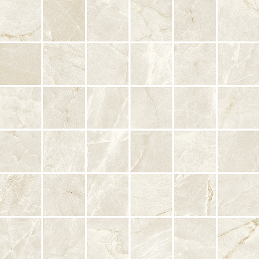 Alabaster Cinza Natural 2"x2" | Porcelain | Floor/Wall Mosaic