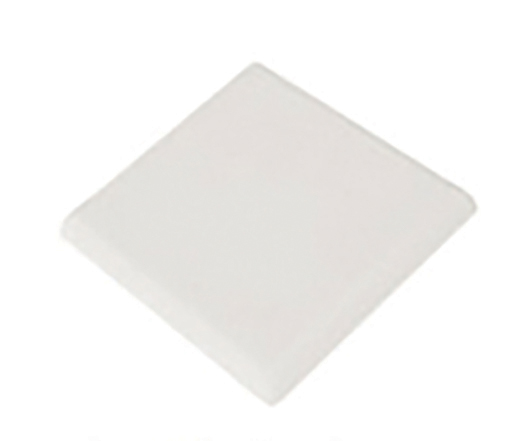 Alaska White Glossy 3"x3" Outcorner | Ceramic | Trim