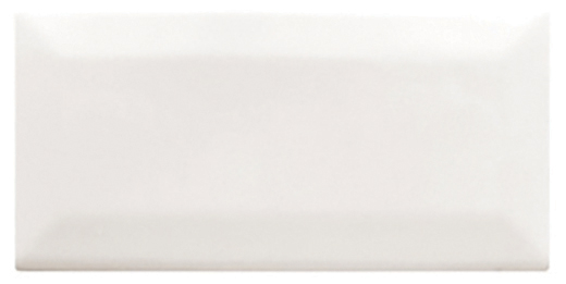 Alaska White Glossy 4"x8" Bevel | Ceramic | Wall Tile